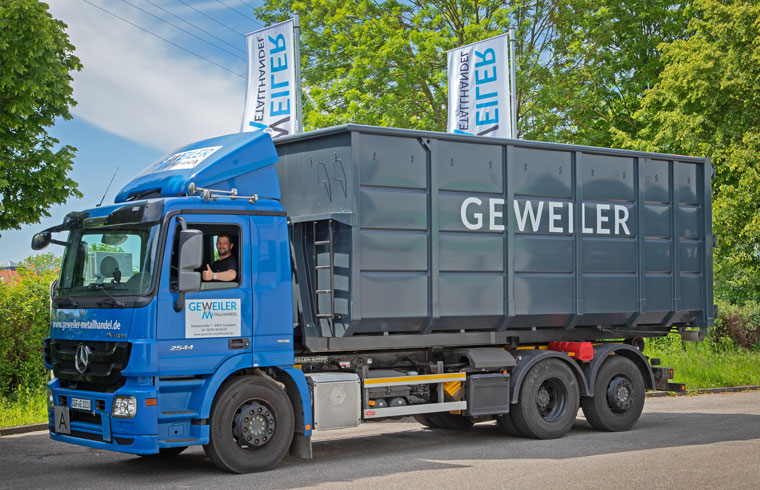 Recycling mit Geweiler in Essenbach